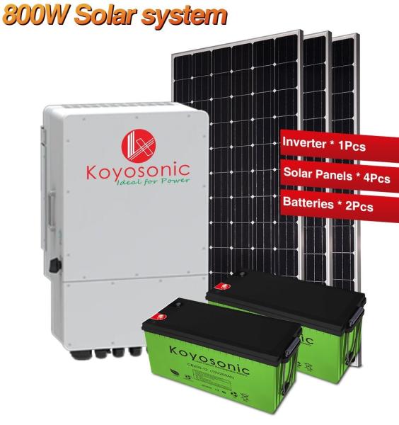 Quality 800W Solar System Solar Long Life Battery Storage System for sale