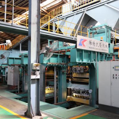 China High Precision Metal Moulding Line High Efficiency Production Sand Molding Line for sale