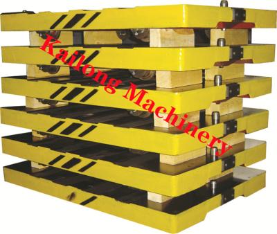 China Cast Iron Shuttle Pallet Car For Automatic HWS Moulding Line for sale