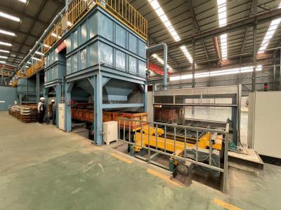 China Shell Core Making Molding Line Of Resin Sand Foundry for sale
