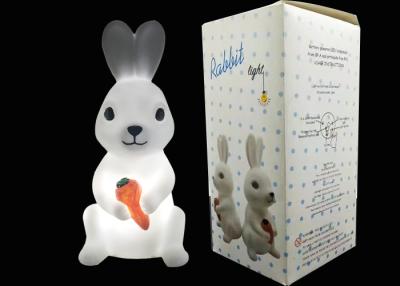 China Bunny Rabbit LED Night Light Battery Powered Cute Design For Kids Play for sale