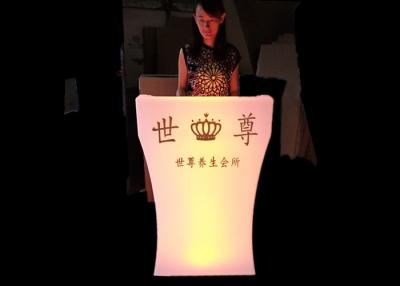 Китай Подгонянные цвета приемной СИД печати логотипа изменяя для выставки ночи продается