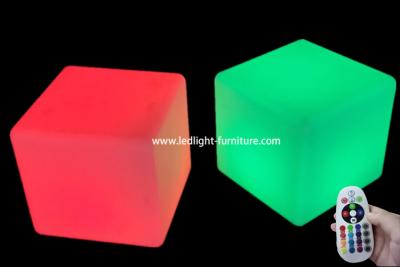 China RGB Colorful Led Cube Chair Outdoor Light Up Patio Furniture For Party Events for sale