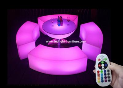 China Fashionable Light Up Outdoor LED Bar Stools Chair With 16 Colors Changing for sale