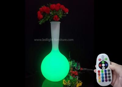 China Modern Luxury LED Light Up Outdoor Planters Weather Proof For Floor Decoration for sale