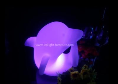 China Cute Colorful Holiday Dolphin Night Light Table Lamp Eyes Production for Room for sale