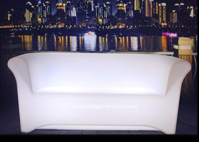 China Big RGB Glow Light Up Sofa With Double Seat KTV Modern Style Furniture for sale