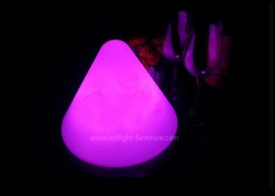 China Battery Powered LED Decorative Table Lamps , RGB Cone Shaped Baby Night Light for sale
