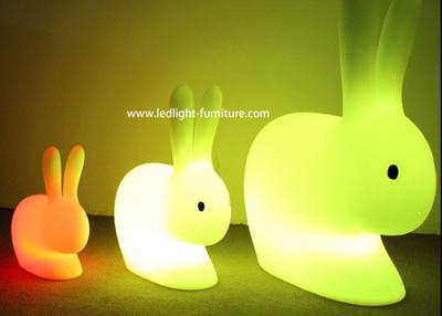 China Rechargeable Rabbit Light Up Stool For Kids Play And Easter Holiday Decoration for sale