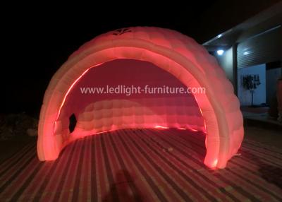 China AC 110V-240V RGB Ronde Opblaasbare LEIDENE Tent Waterdicht met Hoge Machtsventilator Te koop
