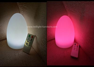 China Lámparas de mesa decorativas modificadas para requisitos particulares del LED, luz cambiante del huevo del color cambiable  en venta