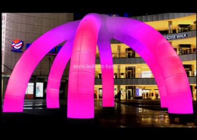 China 7 Colors 6 Legs Arch Door Inflatable LED Light Customized For Commercial Show for sale