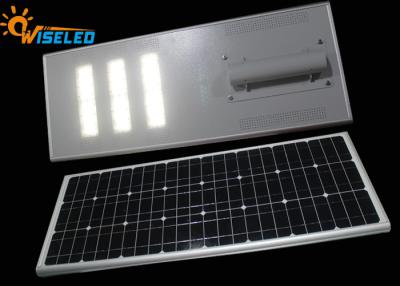 China 60W Pole Mounted Solar Panel Street Lights High Brightness With Time Control for sale