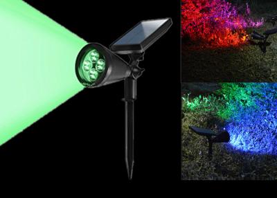 China 7 Colors Changing Solar LED Garden Lights , Solar Powered Led Pole Lights  for sale