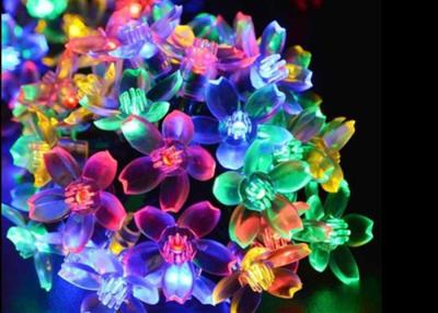 China Waterproof Blossom Solar Powered Outdoor String Lights 30 LED / 50 LED Lamps for sale