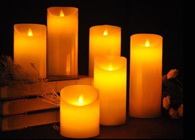 China Real Wax Material Flameless LED Candles With Remote Control Flickering Tea Lights for sale
