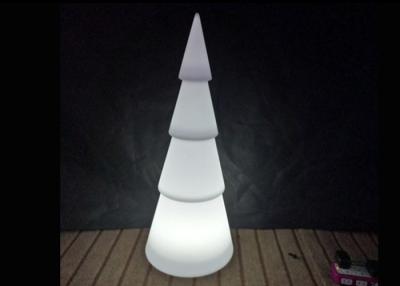 China Árvore portátil do White Christmas da lâmpada de assoalho do diodo emissor de luz da bateria com iluminação de 16 cores à venda