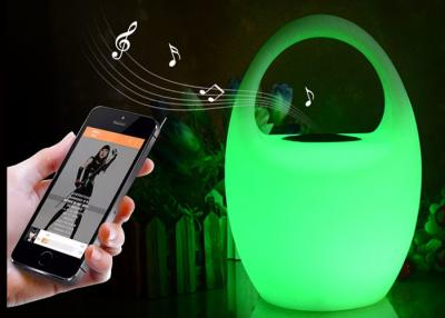China Portable App Smart Led Musical Speaker with 16 Colors Light / Lithium Battery for sale