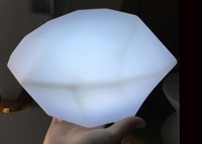 Cina La pietra cambiante della luce notturna di colore sveglio di potenza della batteria del LED ha modellato/a forma di diamante in vendita