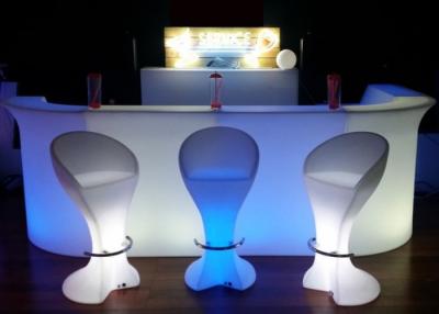 China Mobile LED Bar Counter Sets , Illuminated Bar Counter For Party Drink Use for sale