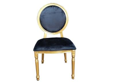 China Hotel Louis Chair Wedding Furniture Rental With Round Back , Customized Cushion Design for sale