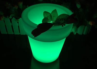 China Small Size 20X25cm LED Flower Pots Glowing For Shop / Event / Pathway Decaration for sale