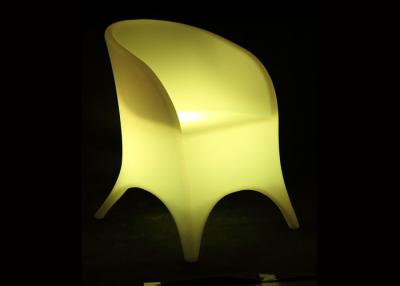 China Battery Build In Colorful Glow Furniture Sofa Chair For Outdoor Garden Decoration for sale