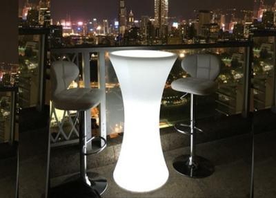China High Round Cocktail Table Furniture Set with Colorful  Lighting for sale