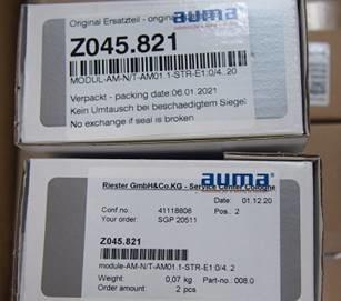 China Part No. 008.0 Positioner AUMA Actuator Parts Assly Article Z045.821 for sale