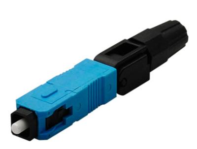 China Field Connector SC Fiber Optic Connector Quick Connection Fiber Free for sale