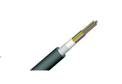 China Do tubo fraco blindado do padrão do cabo de fibra ótica do único modo fita de aço GYTS à venda