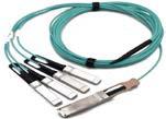China 100G QSFP28 To 4x25G SFP28 Active Optical Cable SFP Patch Cable for sale