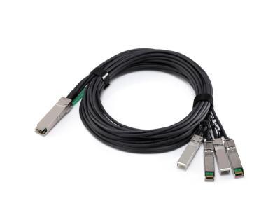 China Direct Attach Cable Copper AOC DAC Cable 100G QSFP28+To 4x25G SFP28 for sale