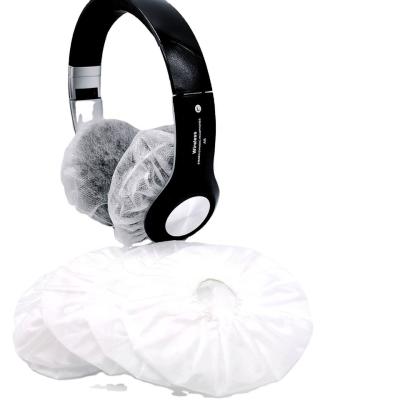 China 50pcs/Bag Disposable Headphone Cover Non Woven Fabric Headset Ear Covers en venta