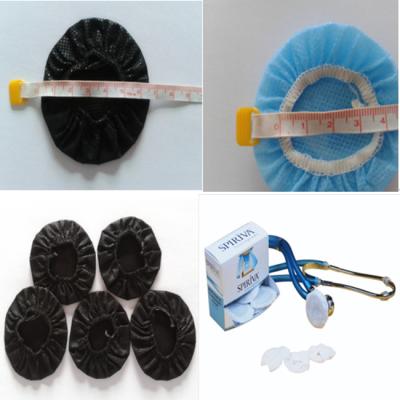 China Disposable Sanitary Headphone Pad Covers Breathable for sale