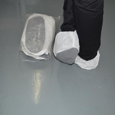 Chine L'anti poussière non tissée de couverture jetable de chaussure noire pour l'hôpital à vendre