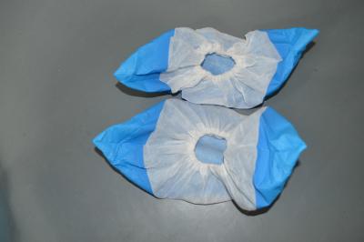 China Cubierta no tejida disponible del zapato del polipropileno de los PP 30gsm con el elástico en venta