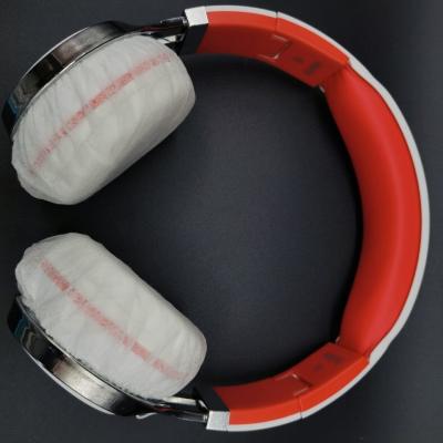China Sanitary Headset Disposable Headphone Cover White for sale