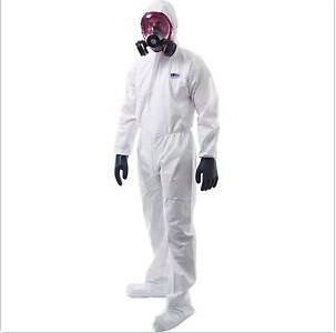 China SMS PP Disposable Protective Coverall L  Type 5 Type 6 for sale