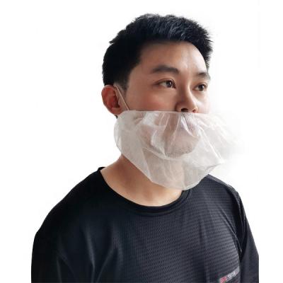 China Disposable White Beard Cover 18'' For Personal Care for sale