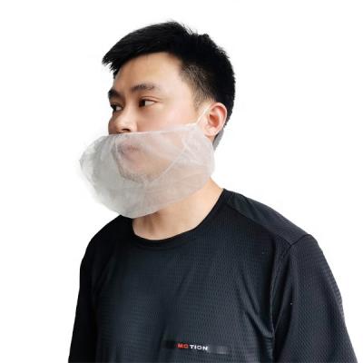China OEM White Black Disposable Beard Cover For Cooking for sale