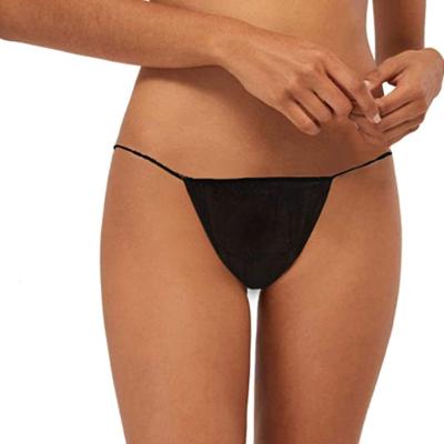 China Spa Beauty Salon Disposable Underwear Black Breathable for sale