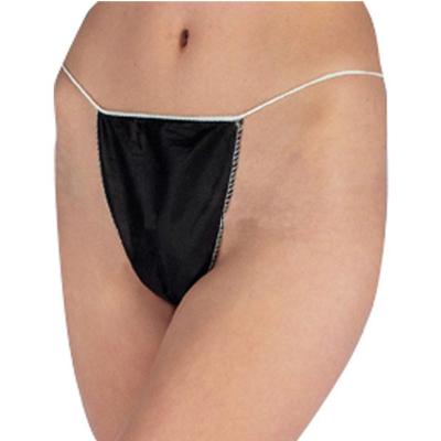 China Non Woven Women Disposable Thongs For Spray Tanning 25gsm 30gsm 35gsm for sale