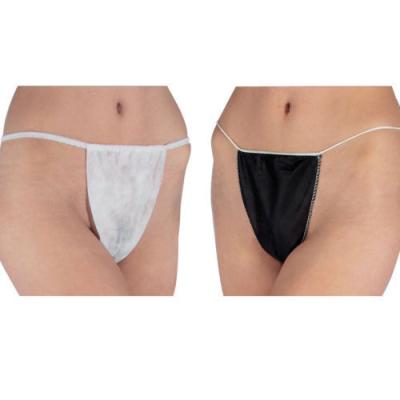 China Non Woven Disposable Underwear Bikini Panties G String For Spray Tanning for sale