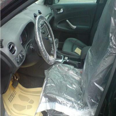 China Dustproof Protective Steering Wheel Covers And Seat Covers Dispossible for sale