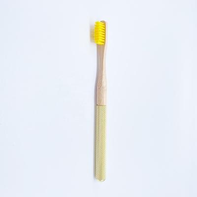 China Home design 2022, dientes cepillo bambu, Dents en dentes bambu de novo de aluminio de Escova brush à venda