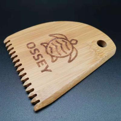China Best Selling Unisex Bamboo Surfing Wax Comb, Surf Wax Comb, Bamboo Surf Wax Comb for sale