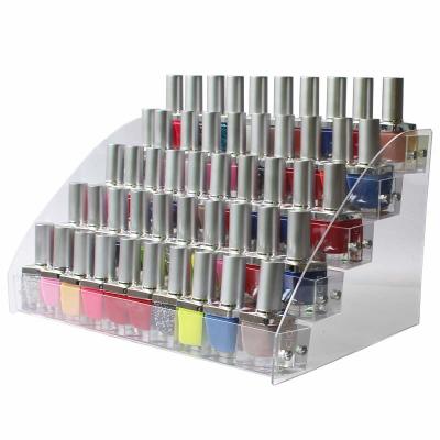China Tabletop polish nail organizer tiers holder storage shelf compact organizer for sale