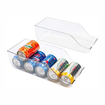 China Can Drink Holder Storage & Dispenser Bin for Refrigerator, Freezer, Countertop, Cabinets & Pantry Holds Up To 9 Cans for sale