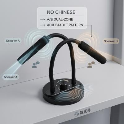 AI Translation Booth Multi Directional Microphone A/B Role Voice ...
